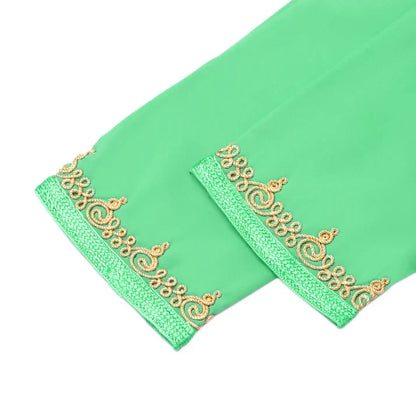 Green Paris Moroccan Djellaba for girls kids