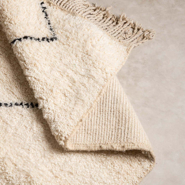 Luxurious Moroccan Beni Ourain Handmade Rug