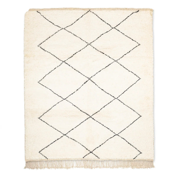Luxurious Moroccan Beni Ourain Handmade Rug