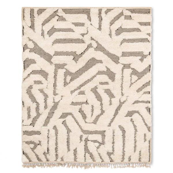 Luxurious Moroccan Beni Ourain Handmade Rug