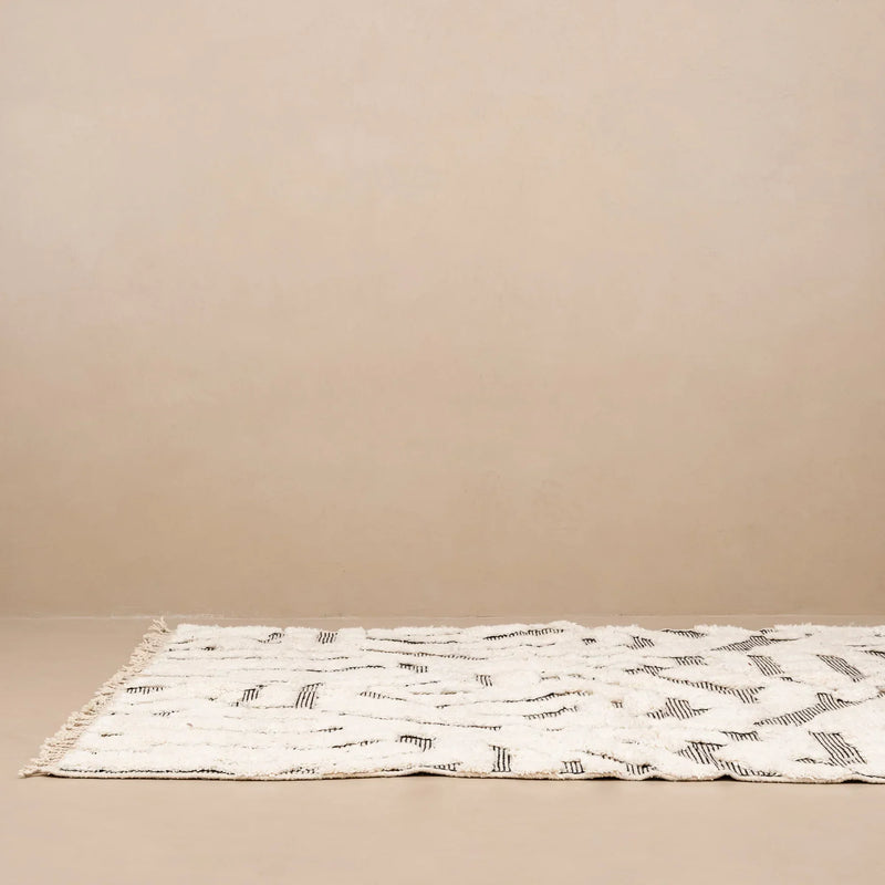 Luxurious Moroccan Beni Ourain Handmade Rug