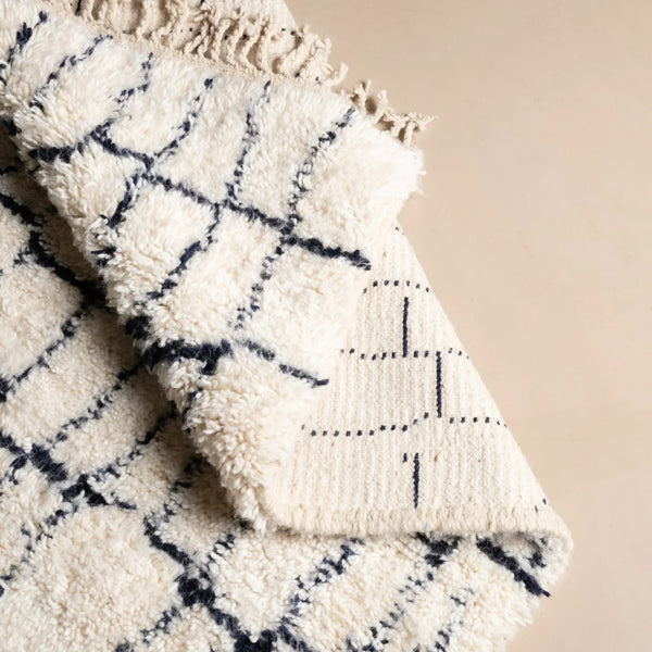 Luxurious Moroccan Beni Ourain Handmade Rug