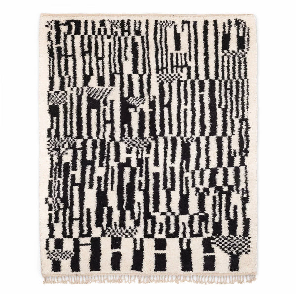 Luxurious Moroccan Beni Ourain Handmade Rug