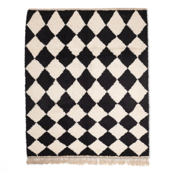 Luxurious Moroccan Beni Ourain Handmade Rug