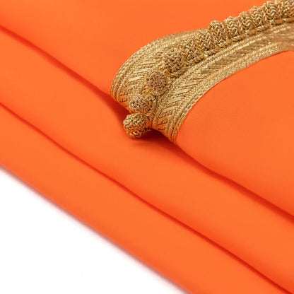 Orange mango Moroccan Djellaba for girls kids