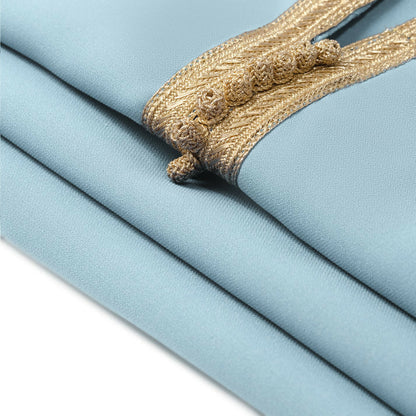 Light blue Moroccan Djellaba for girls kids